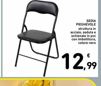 Spazio Conad Sedia pieghevole offerta
