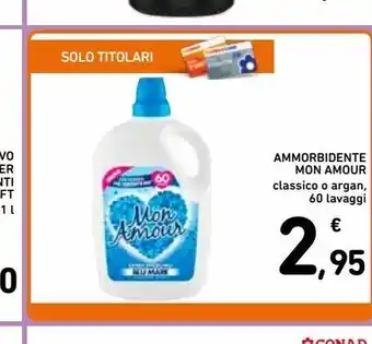 Spazio Conad Ammorbidente mon amour colassico o argan 60 lavaggi offerta