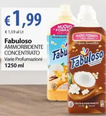 Extra Supermercati Fabuloso Ammorbidente Concentrato 1250 ml offerta