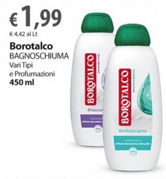 Extra Supermercati Borotalco Bagnoschiuma 450 ml offerta