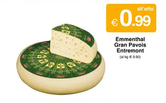 Sì con te Emmenthal Gran Pavois Entremont offerta