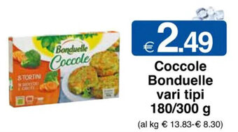 Sì con te Coccole Bonduelle vari tipi 180/300 g offerta