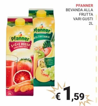Eté Pfanner Bevanda Alla Frutta Vari Gusti 2L offerta