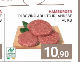 Hamburger Di Bovino Adulto Irlandese Al Kg