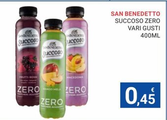 Eté San Benedetto Succoso Zero Vari Gusti 400ml offerta