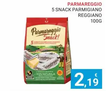 Eté Parmareggio 5 Snack Parmigiano Reggiano 100 g offerta