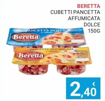 Eté Beretta Cubetti Pancetta Affumicata Dolce 150 g offerta