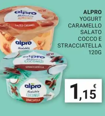 Eté Alpro Yogurt Caramello Salato Cocco E Stracciatella 120 g offerta