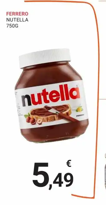 Eté Ferrero Nutella 750 g offerta