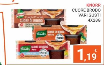 Eté Knorr Cuore Brodo Vari Gusti 4x28g offerta