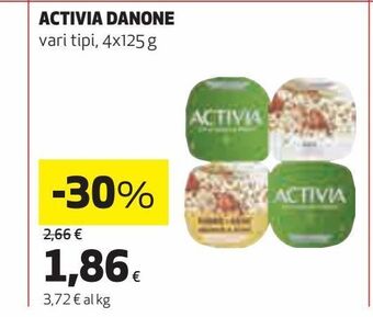 Coop Activia danone offerta