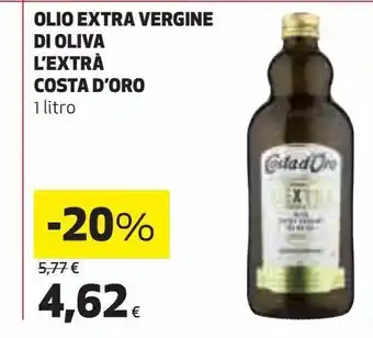 Coop Olio extra vergine di oliva l'extra costa d'oro offerta