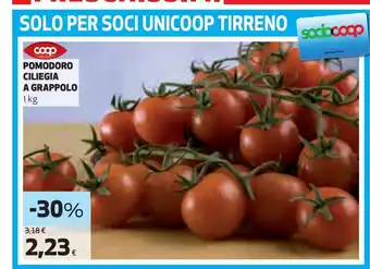 Coop Pomodoro ciliegia a grappolo offerta