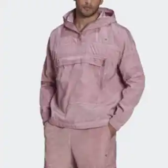 Adidas Giacca a vento adicolor trefoil garment dye offerta