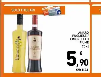Spazio Conad Amaro pugliese / limonello fiume 70 cl offerta