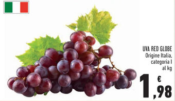 Conad Uva Red Globe offerta