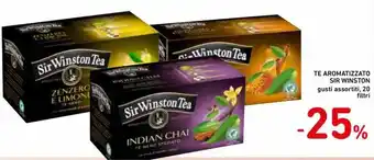 Spazio Conad Sir Winston Te Aromatizzato gusti assortiti, 20 filtri offerta