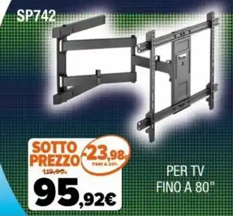 Iperal Munari SP742 per TV Fino A 80" offerta