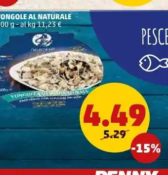 PENNY Vongole al naturale offerta