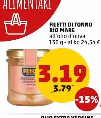 Filetti di tonno rio mare