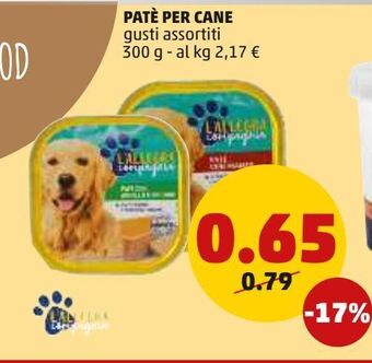 PENNY Pate per cane offerta