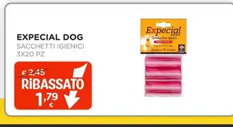 Arcaplanet Expecial dog sacchetti igienici 3x20pz offerta