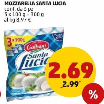 PENNY Mozzarella santa lucia offerta