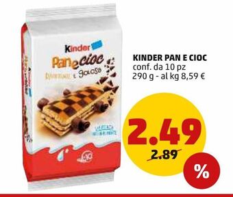 PENNY Kinder pan e cioc offerta