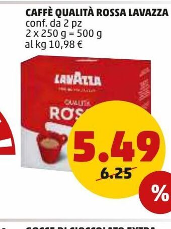 PENNY Caffe qualita rossa lavazza offerta
