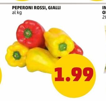 PENNY Peperoni rossi, gialli offerta
