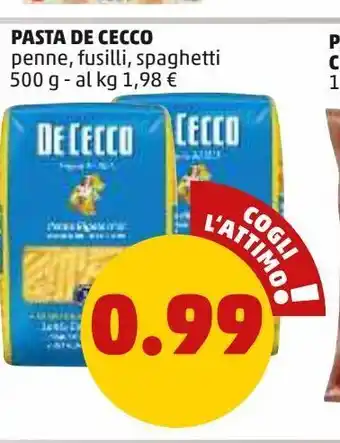 PENNY Pasta de cecco offerta