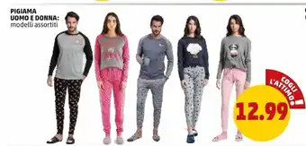 PENNY Pigiama uomo e donna offerta