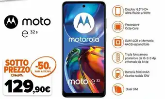 Motorola moto e 32 s