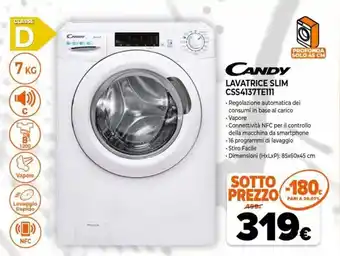 Candy Lavatrice Slim CSS4137TE111