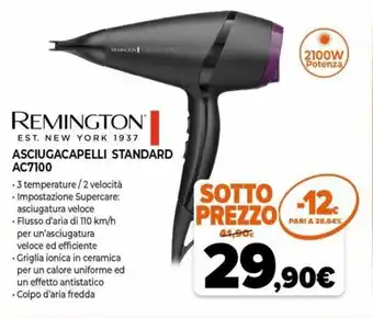 Remington Asciugacapelli standard AC7100