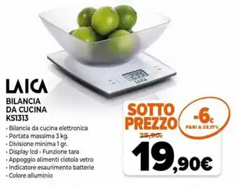 Laica Bilancia da Cucina KS1313