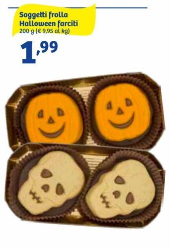 In'S Mercato Soggetti frolla Halloween farciti 200 g offerta