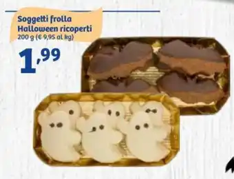 Soggetti frolla Halloween ricoperti 200 g