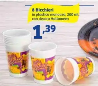 In'S Mercato 8 Bicchieri 200 ml offerta