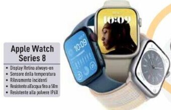 Unieuro Apple Watch Series 8 41 MM offerta