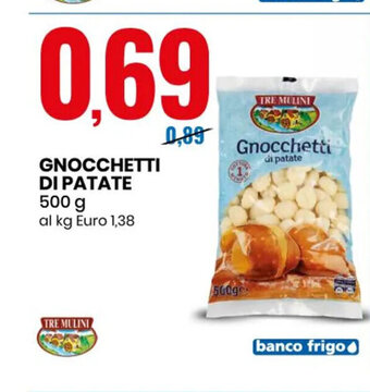 Eurospin Gnocchetti Di Patate 500 g offerta