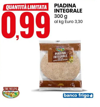 Eurospin Piadina Integrale 300 g offerta