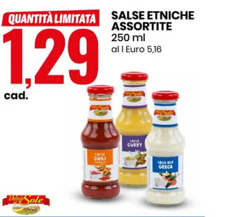 Eurospin Salse Etniche Assortite 250 ml offerta