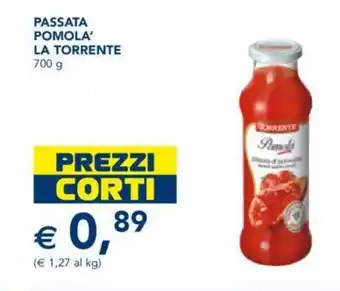 Esselunga Passata Pomola' La Torrente 700 g offerta