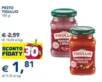 Esselunga Tigullio Pesto 185 g offerta