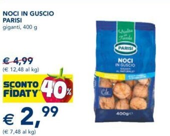 Esselunga Noci In Guscio Parisi giganti, 400 g offerta