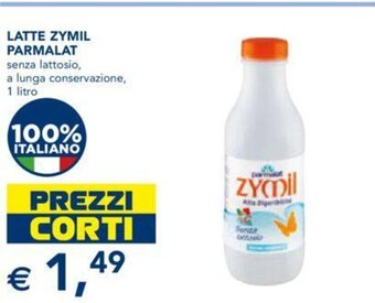 Esselunga Latte Zymil Parmalat 1 litro offerta