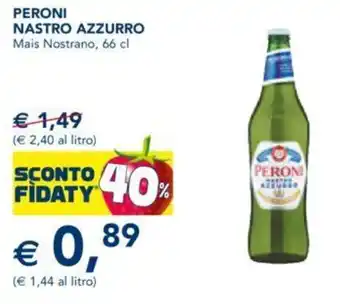 Esselunga Peroni Nastro Azzurro 66 cl offerta