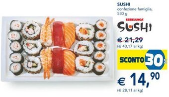 Esselunga Sushi confezione famiglia, 530 g offerta