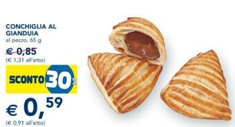 Esselunga Conchiglia Al Gianduia 65 g offerta